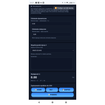 webFLOW pomiar IOT aplikacja